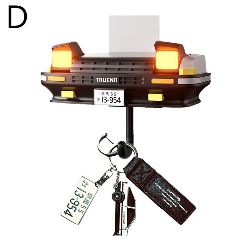Ride Car Open Headlights Key Holder Decoration